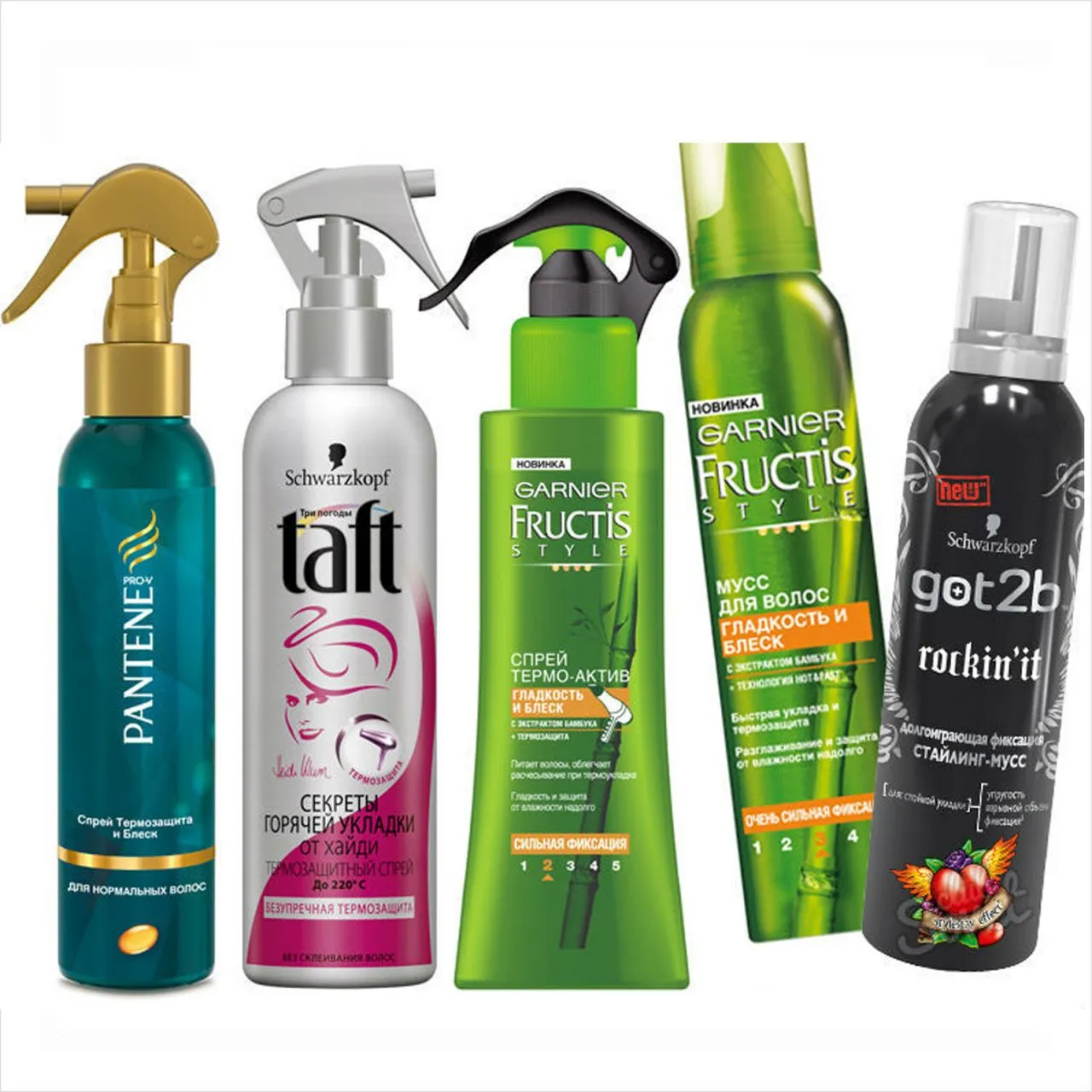 Визуальное объяснение: эффективные средства для волос