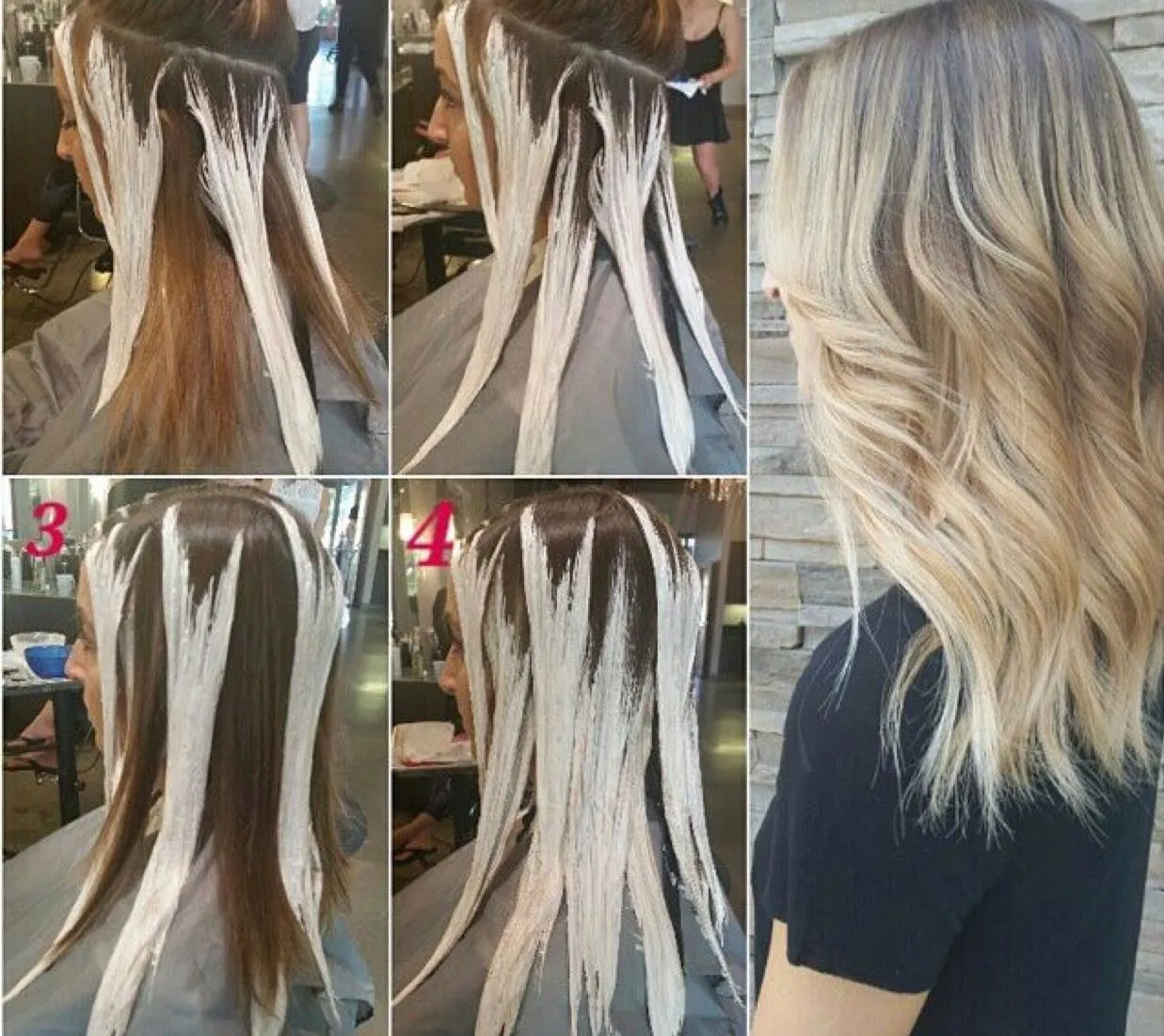 Пошаговая инструкция как сделать мелирование дома своими руками с использованием фольги и кисти