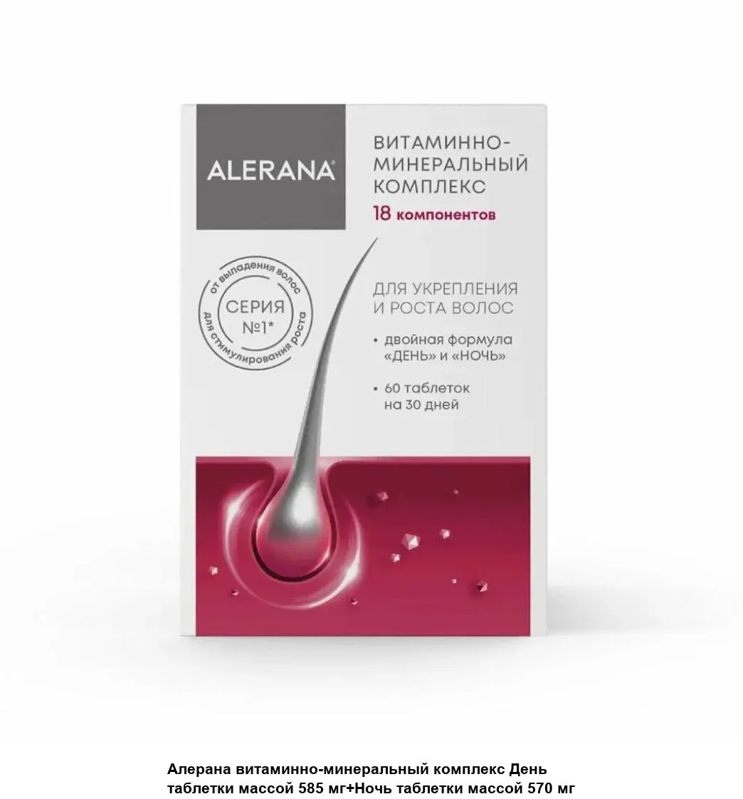 Визуальное объяснение: комплекс витаминов для волос