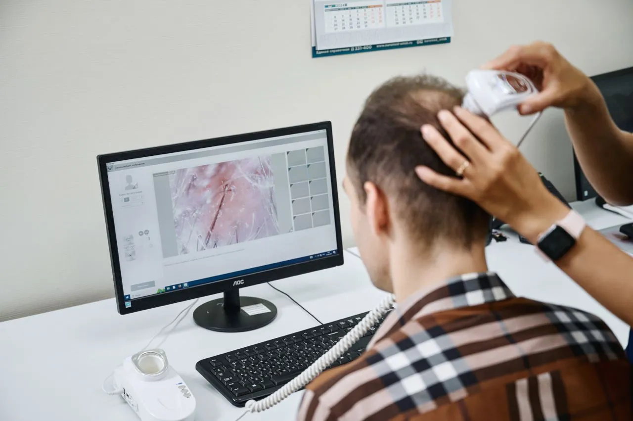 Визуальное руководство по: консультация трихолога