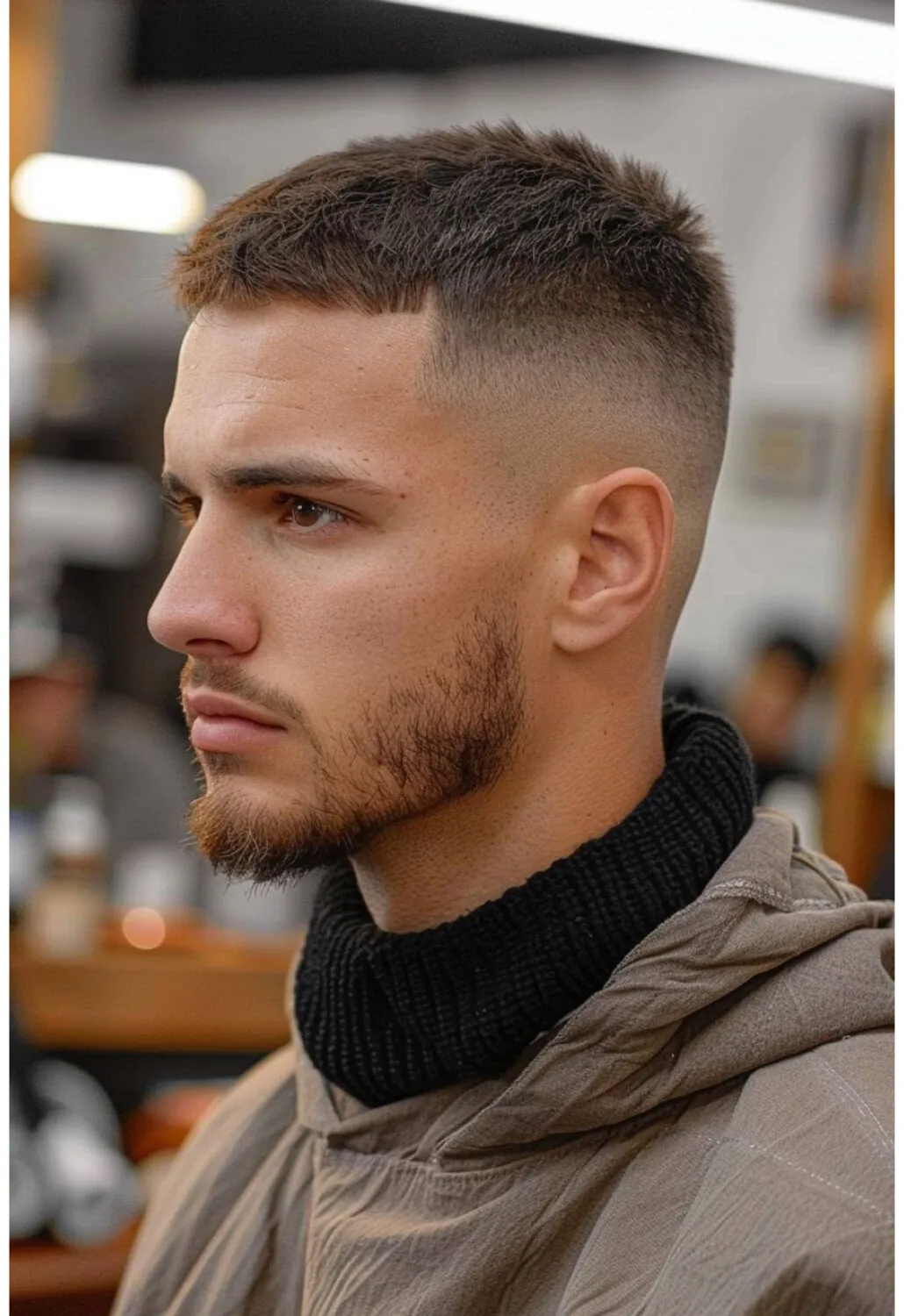 Примеры современных коротких мужских стрижек: бокс, полубокс, андеркат и цезарь для планирования визитов к барберу