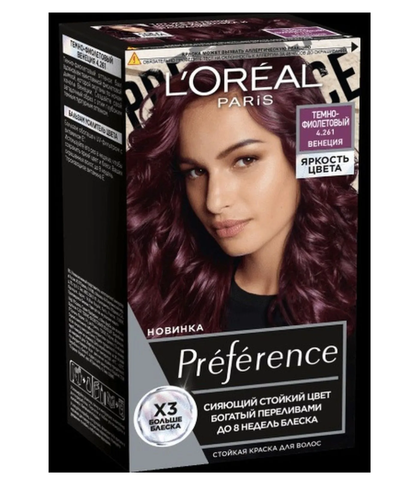 Визуальное объяснение: краска для волос L'Oreal