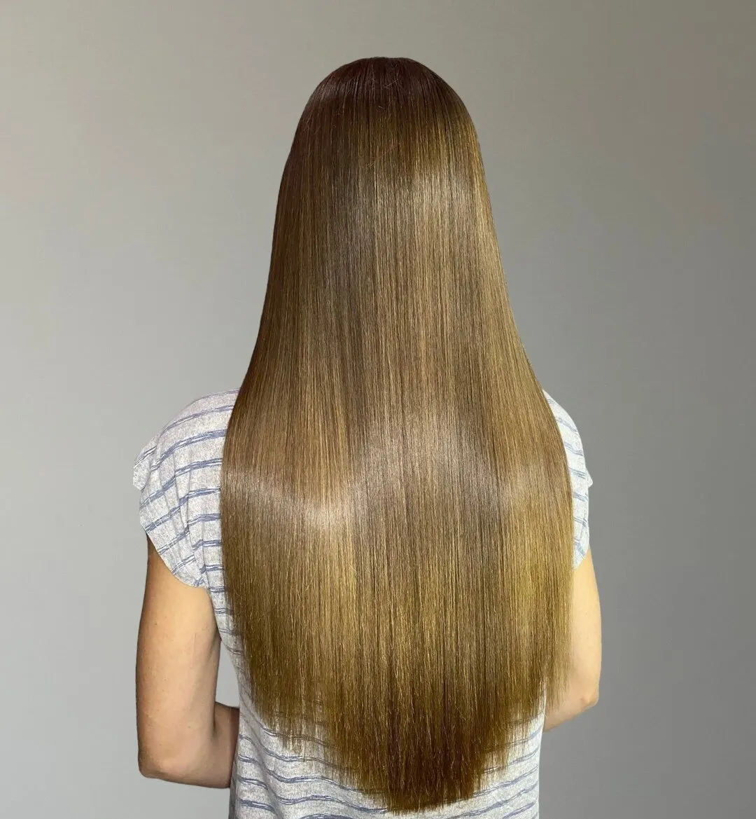 Визуальное объяснение: ленточное наращивание волос