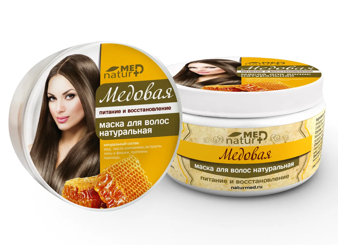 Визуальное объяснение: маски для волос с медом