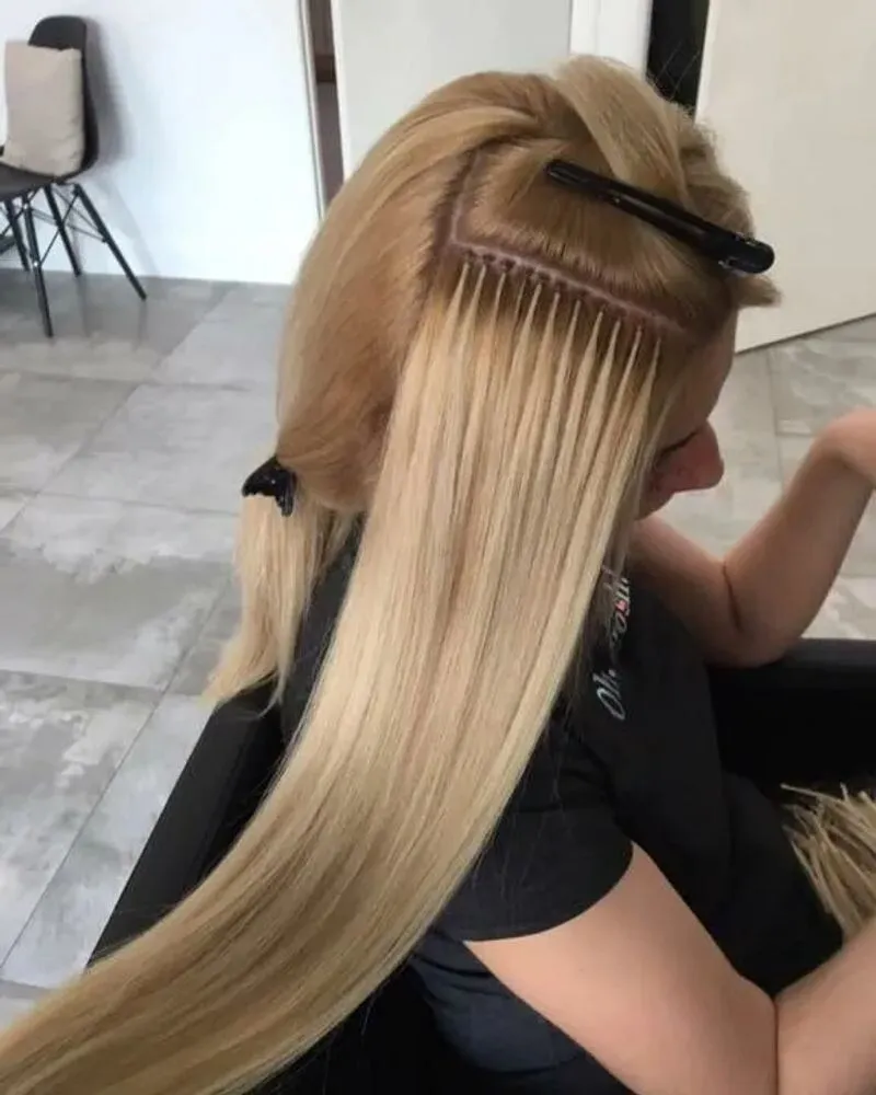 Визуальное руководство по: наращивание волос