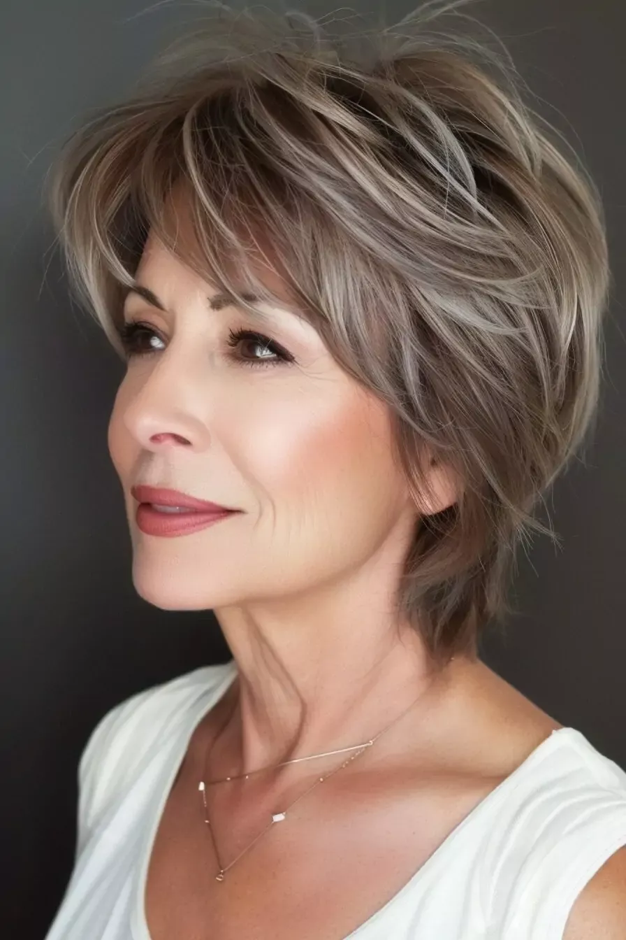 Актуальные стрижки для женщин после 40 лет Современные стрижки для женщин за 40: примеры градуированного каре, боба и пикси с мягкой укладкой