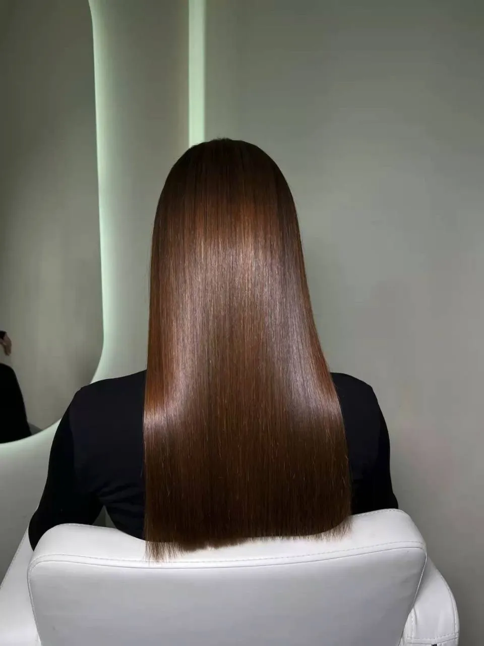 Визуальное объяснение: выпрямление волос ботоксом