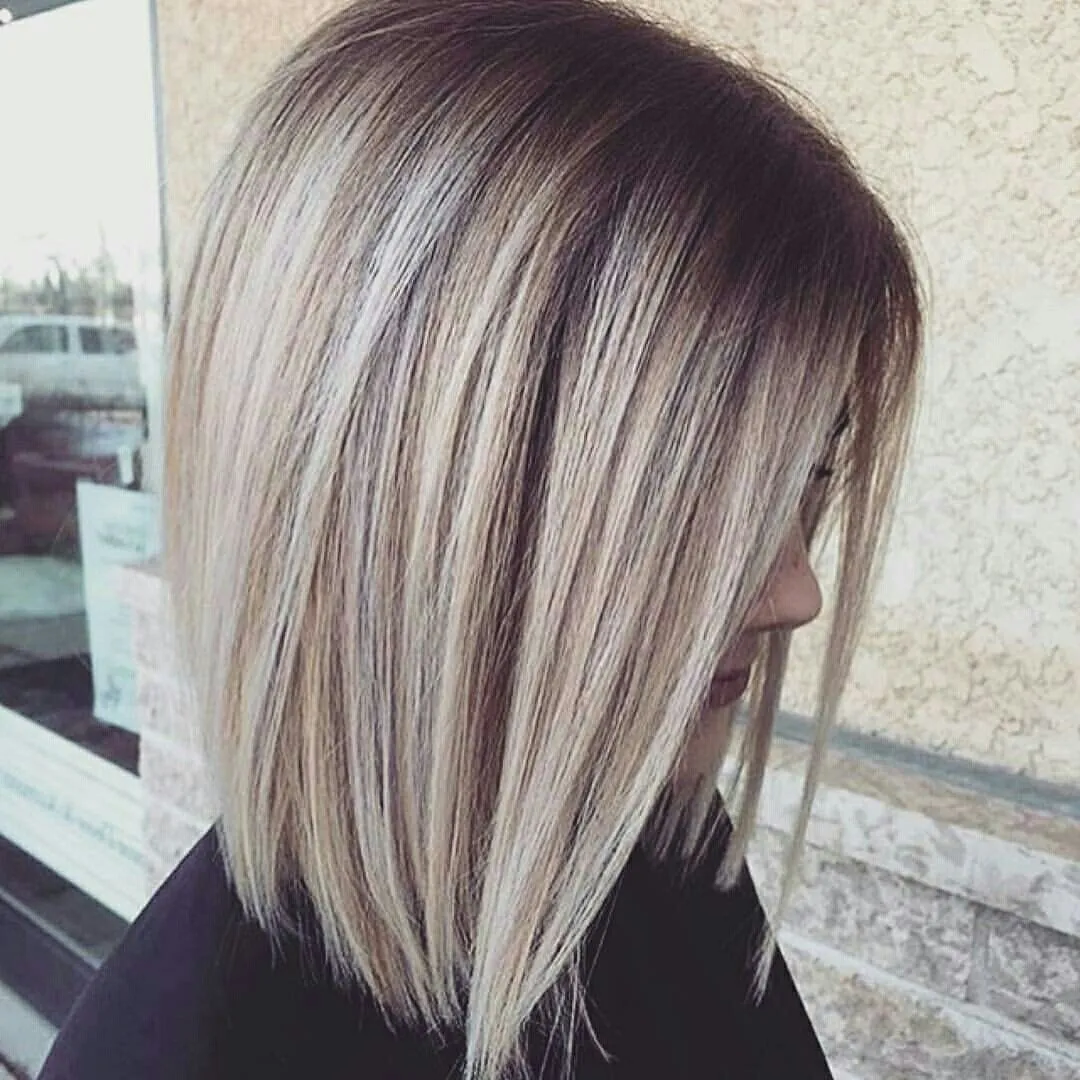 Визуальное объяснение: блонд на русые волосы