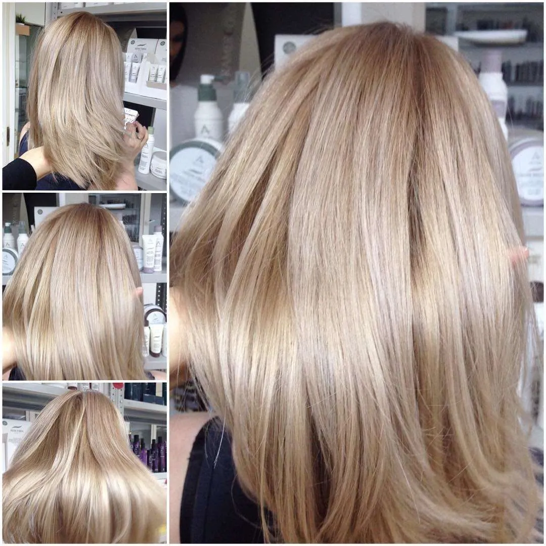 Визуальное объяснение: блонд тонирование