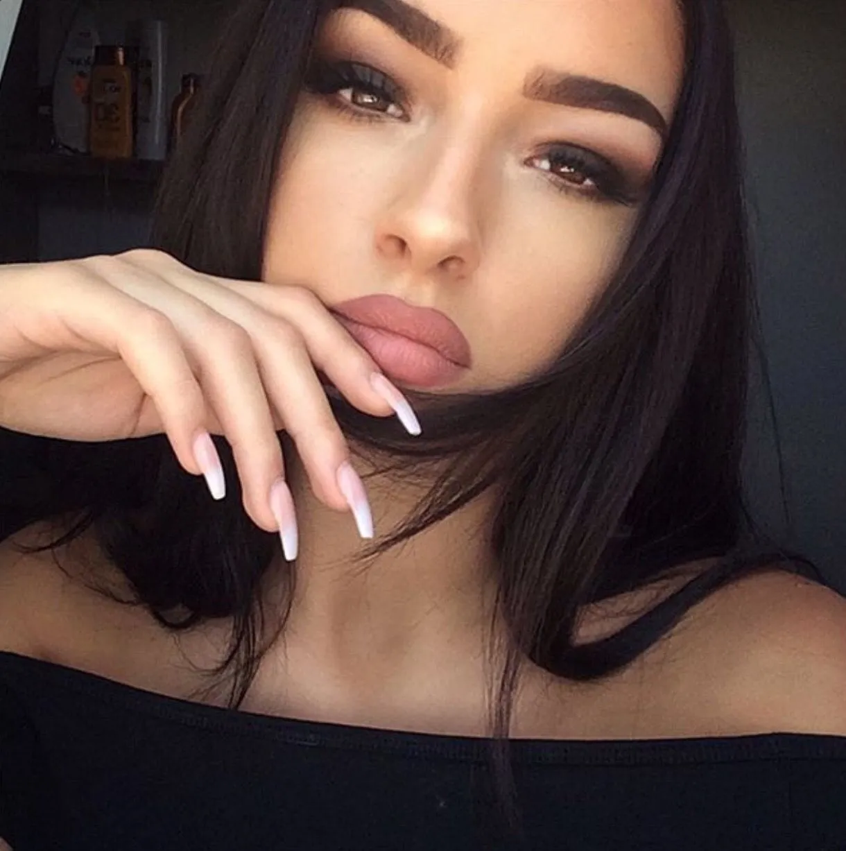 Визуальное руководство по: брюнетка