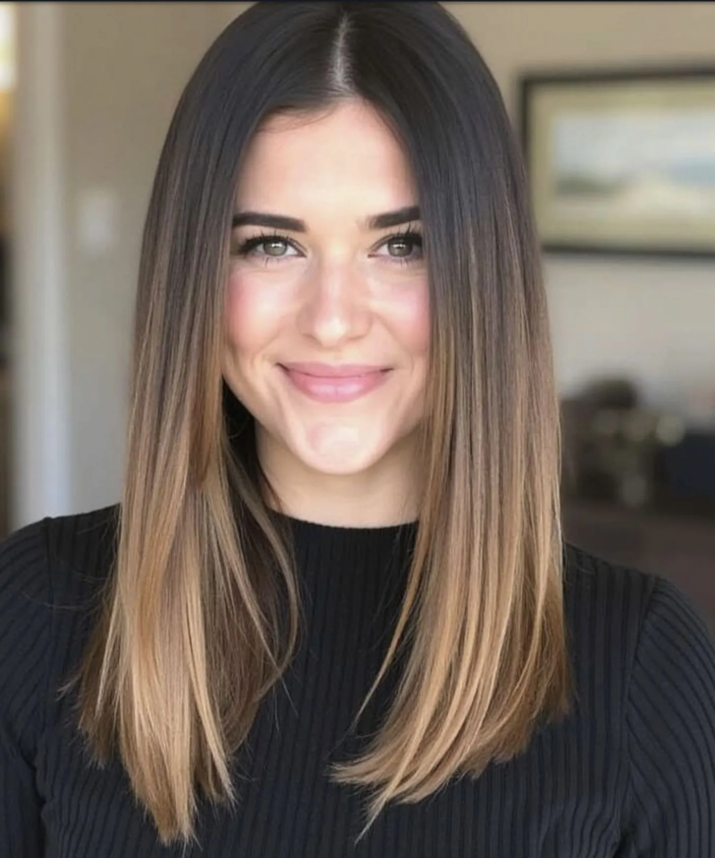 Визуальное руководство по: длинные стрижки без челки