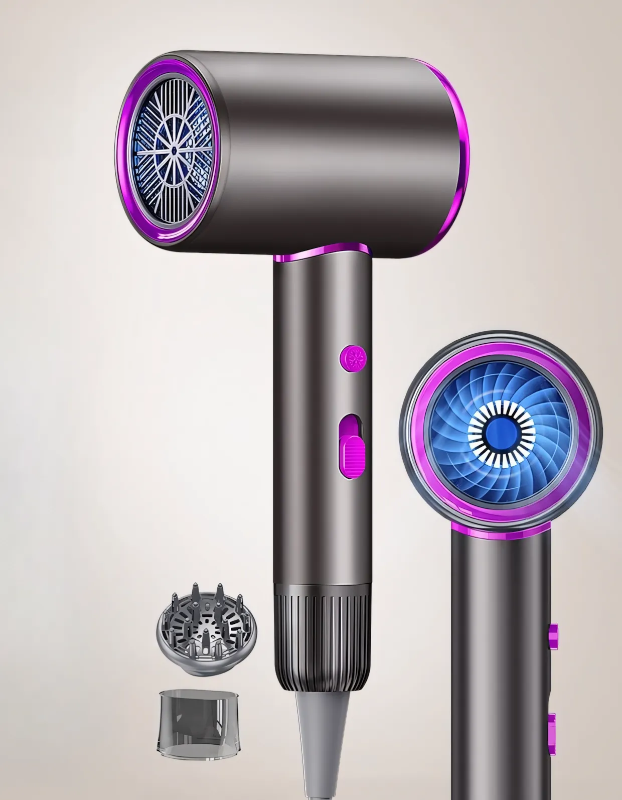 Образовательный материал - Какую мощность фена выбрать для волос: гайд и советы Визуальное объяснение: фен мощность Вт