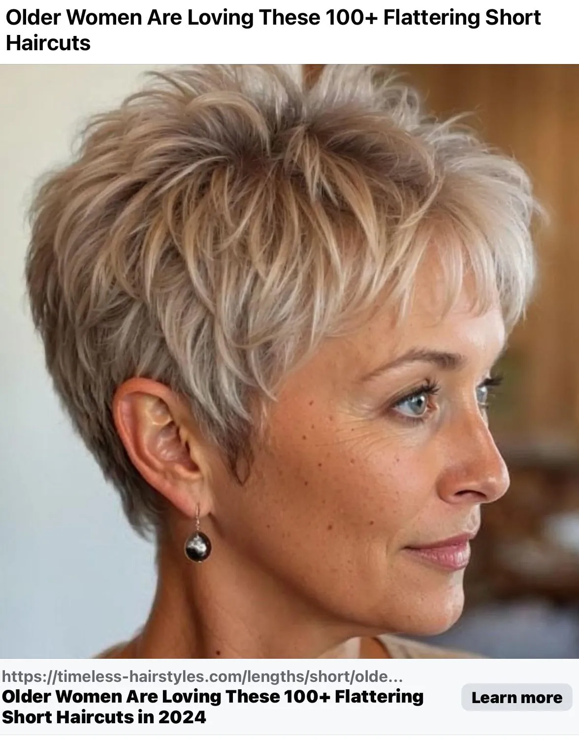 Визуальное руководство по: короткие стрижки для женщин после 50