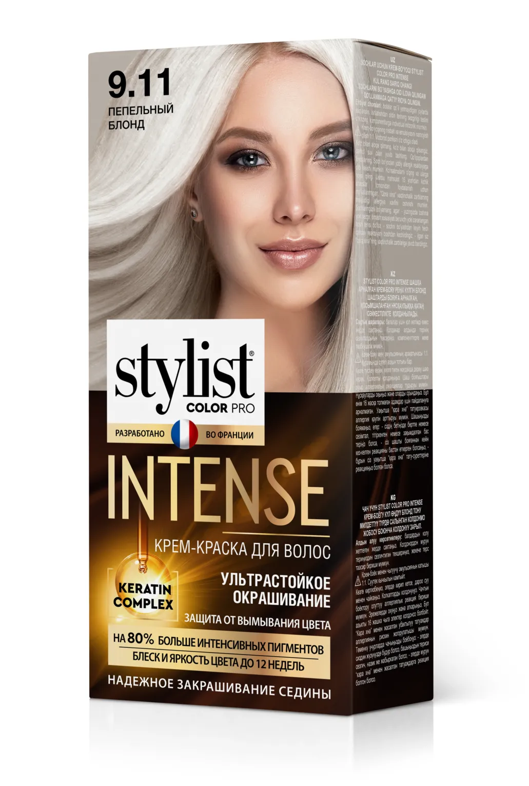 Визуальное объяснение: краска для волос блонд