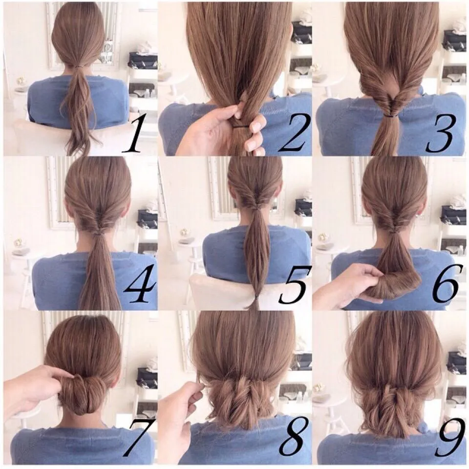 Образовательный материал - Укладка волос на длинные волосы: пошаговые техники, советы и лучшие средства Визуальное объяснение: легкие прически на длинные волосы