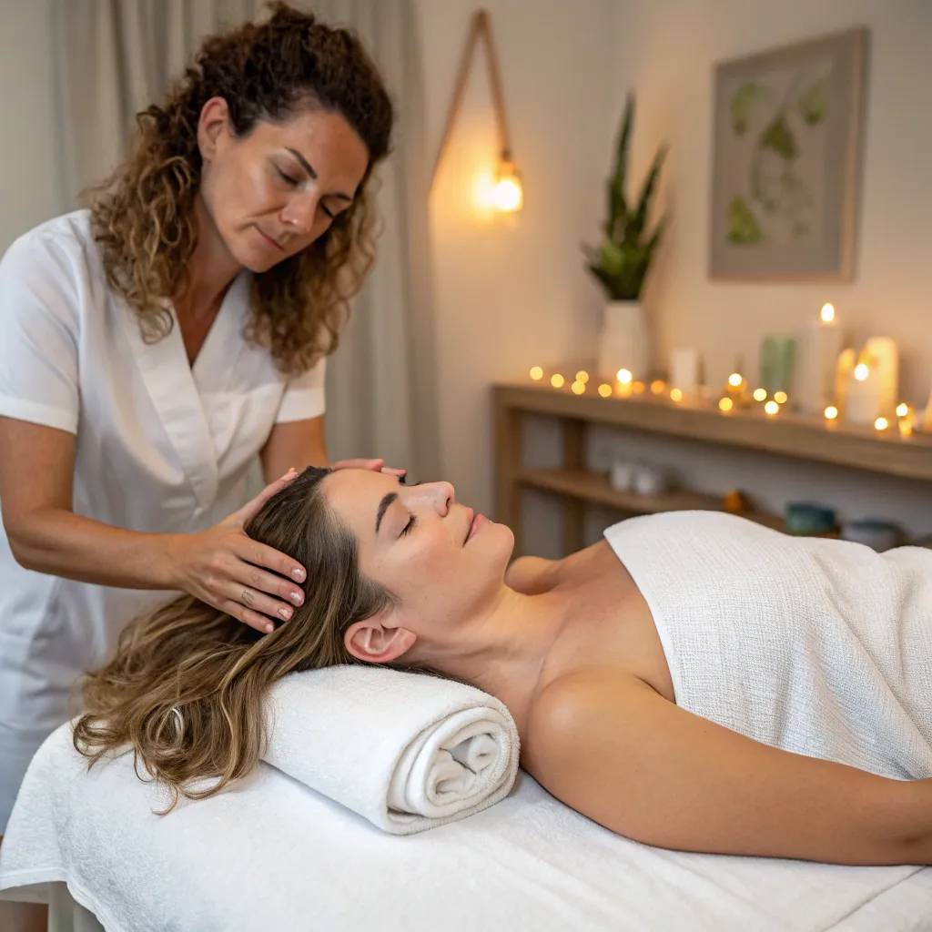 Визуальное руководство по: массаж головы как делать