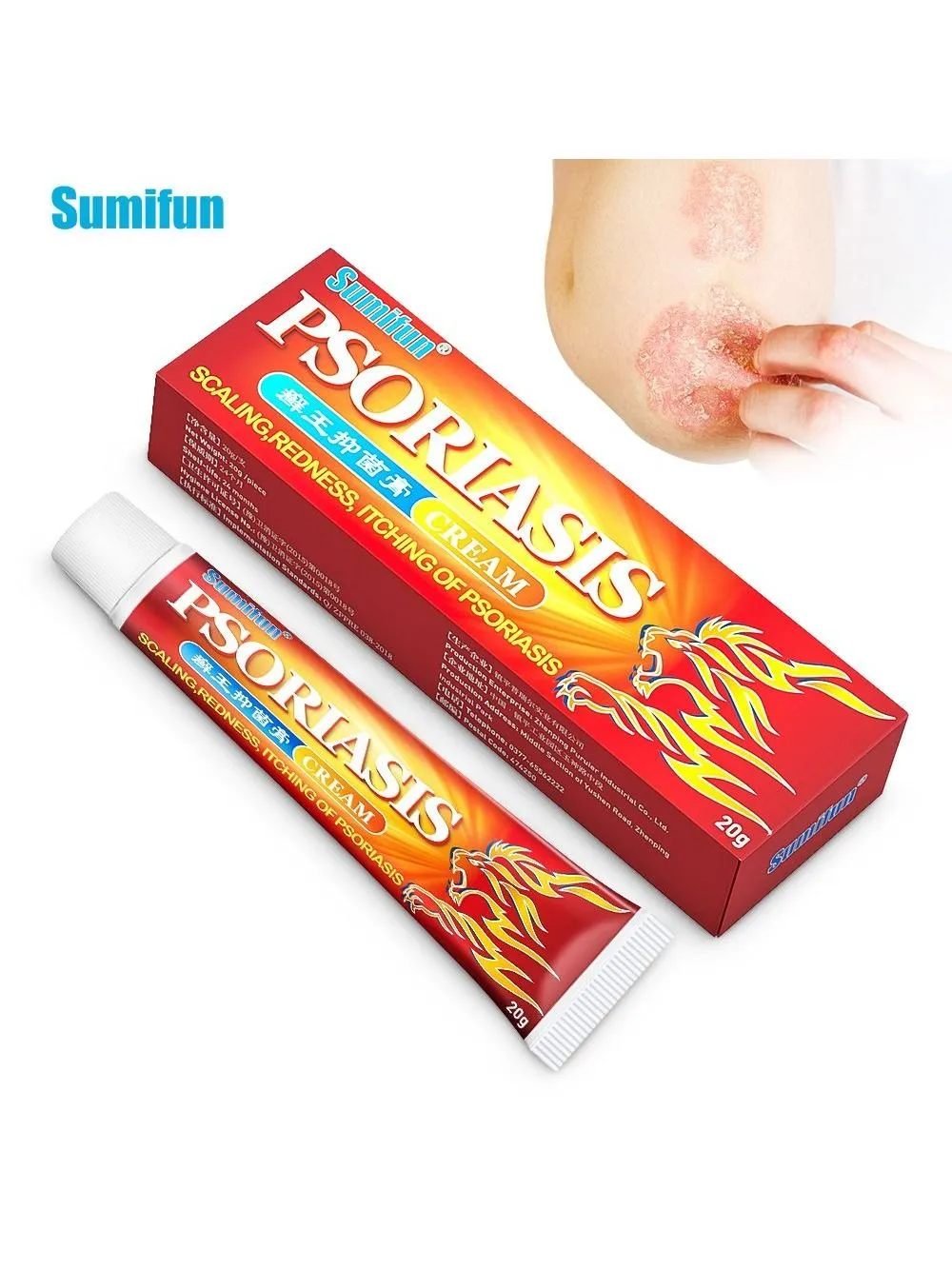 Визуальное объяснение: мазь от зуда кожи