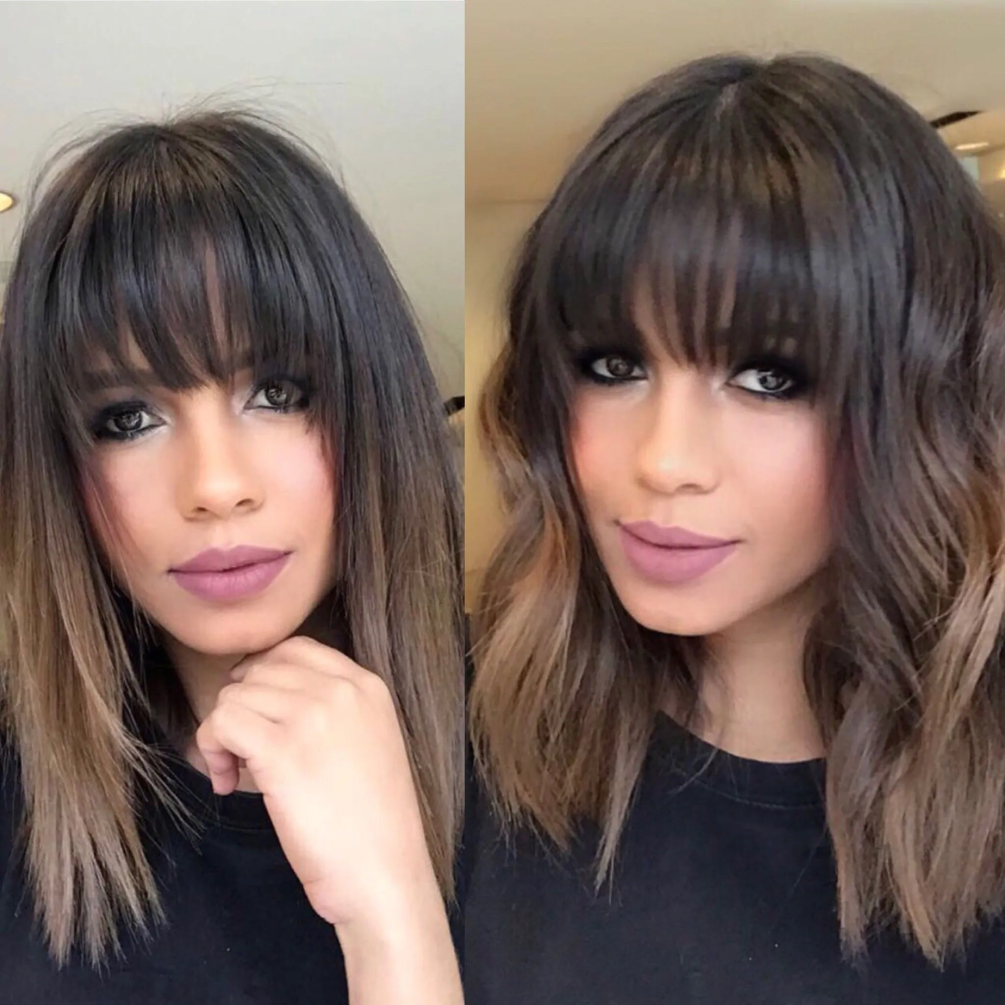 Визуальное объяснение: модные стрижки с челкой