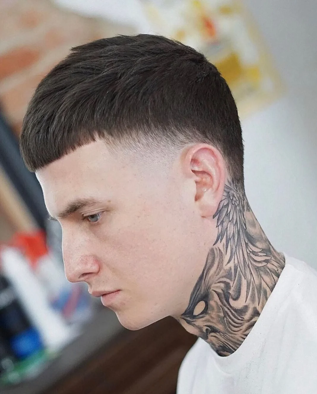 Образовательный материал - Мужская стрижка ножницами: техники, виды и пошаговые инструкции Визуальное объяснение: мужская стрижка цезарь