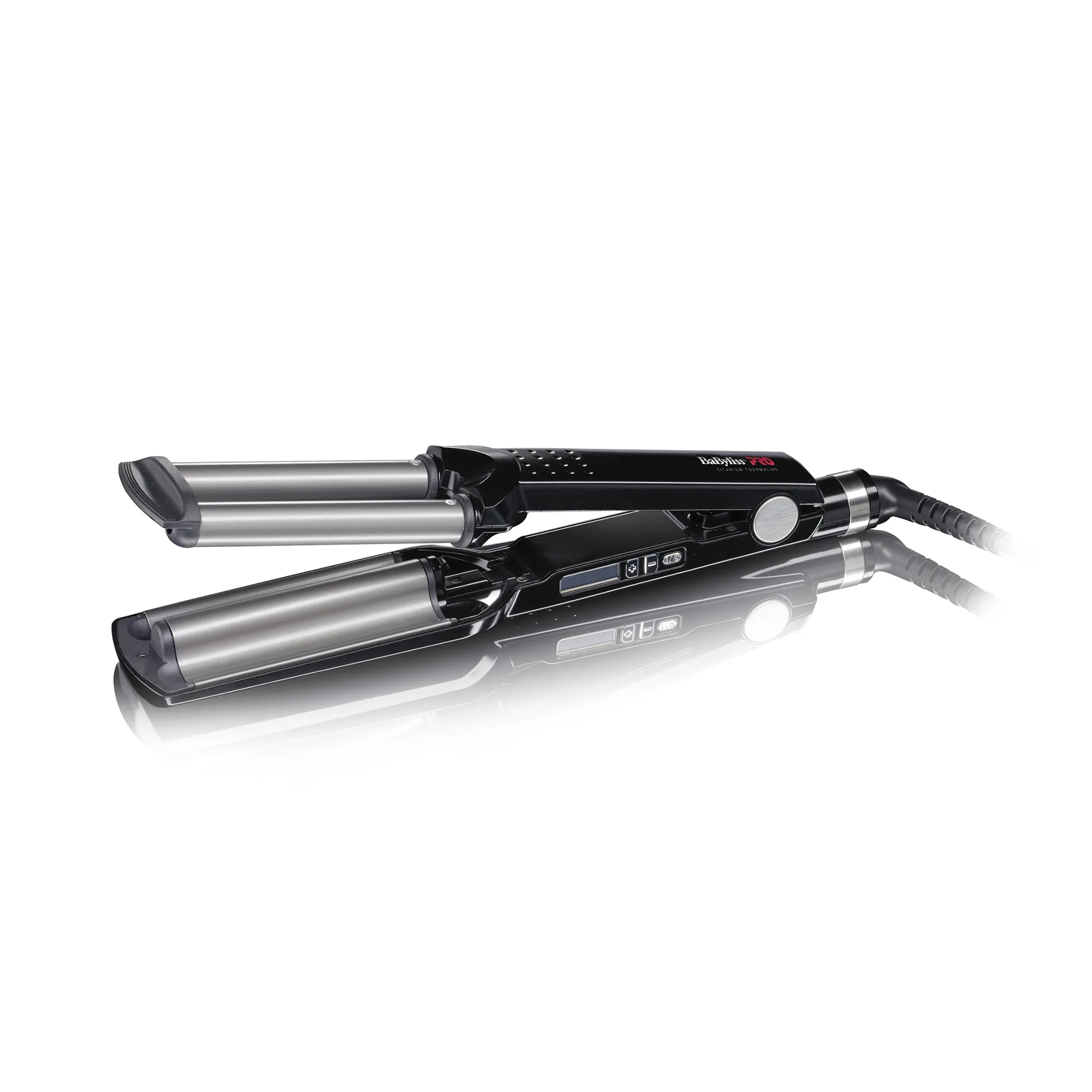 Профессиональная плойка для волос с керамическим покрытием, создающая упругие локоны на длинных волосах