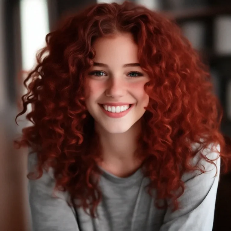 Уход за волосами — Рыжие волосы кудрявые