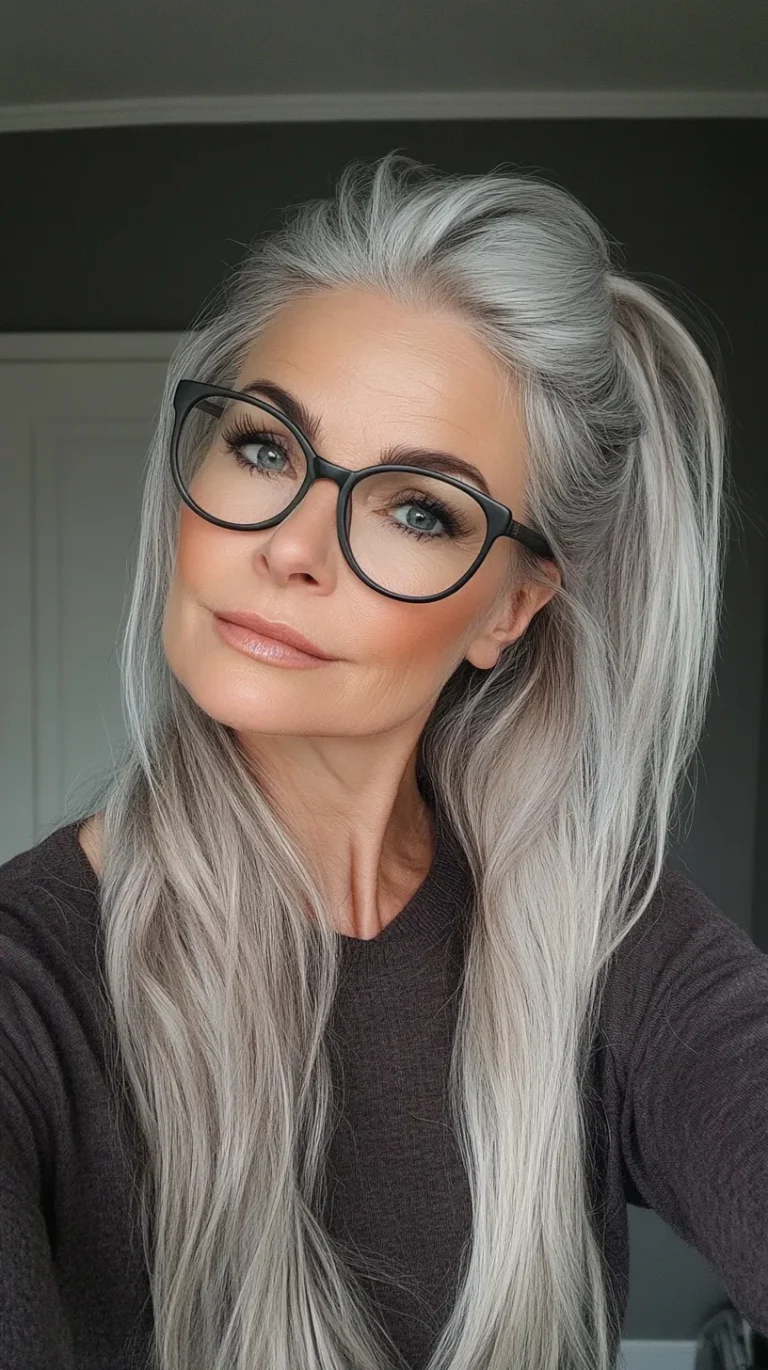 Уход за волосами — Седые волосы у женщин