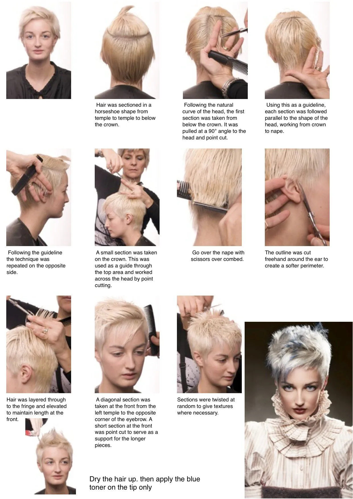 Техника безопасной стрижки концов волос в домашних условиях Пошаговая инструкция по стрижке волос дома: женщина аккуратно подравнивает концы, используя парикмахерские ножницы и расческу