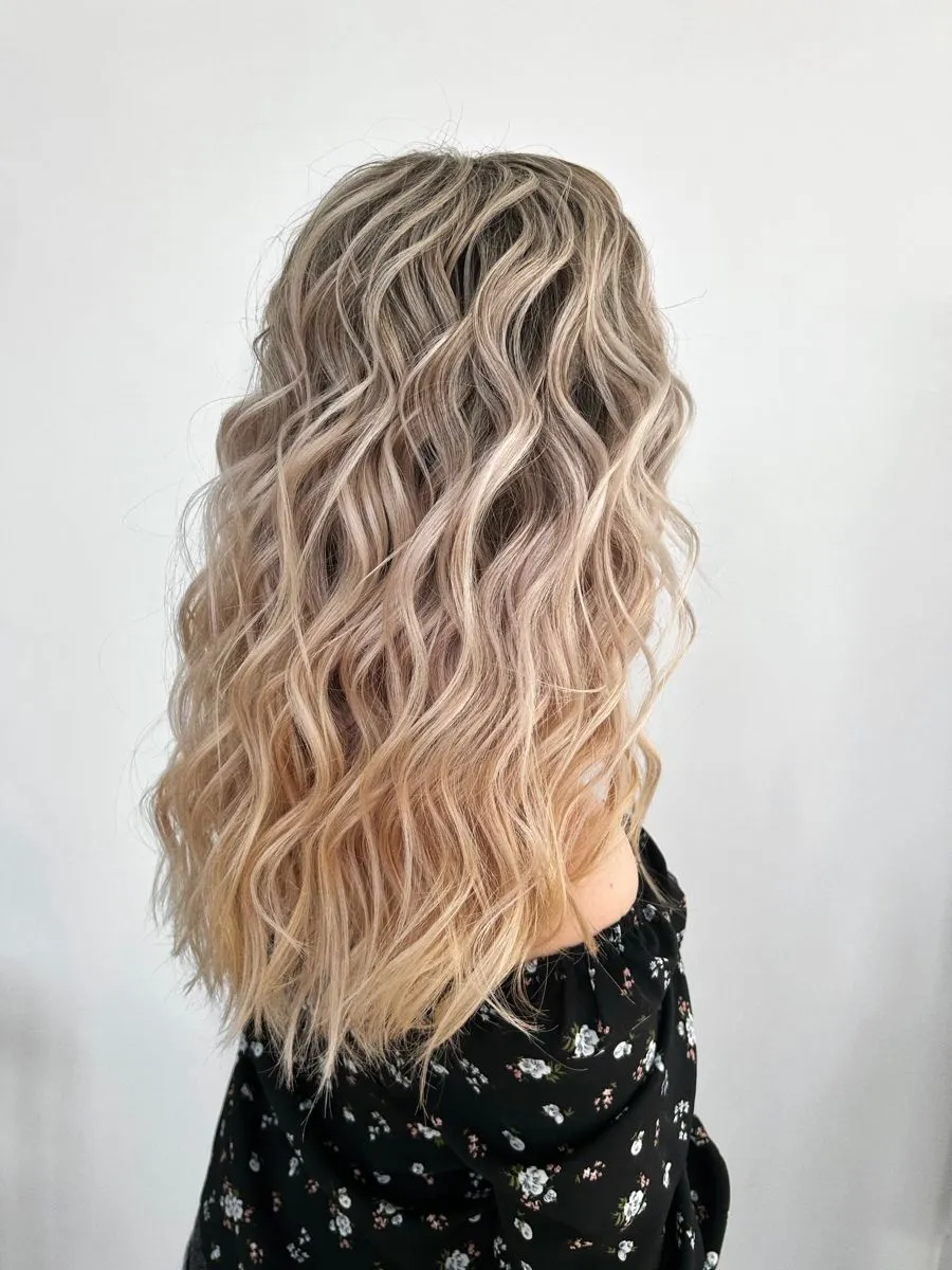 Визуальное объяснение: укладка волос волнами