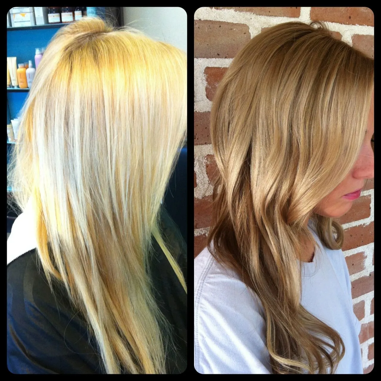 Желтизна волос после окрашивания: сравнение волос с нежелательным желтым оттенком и идеально тонированных холодных светлых волос