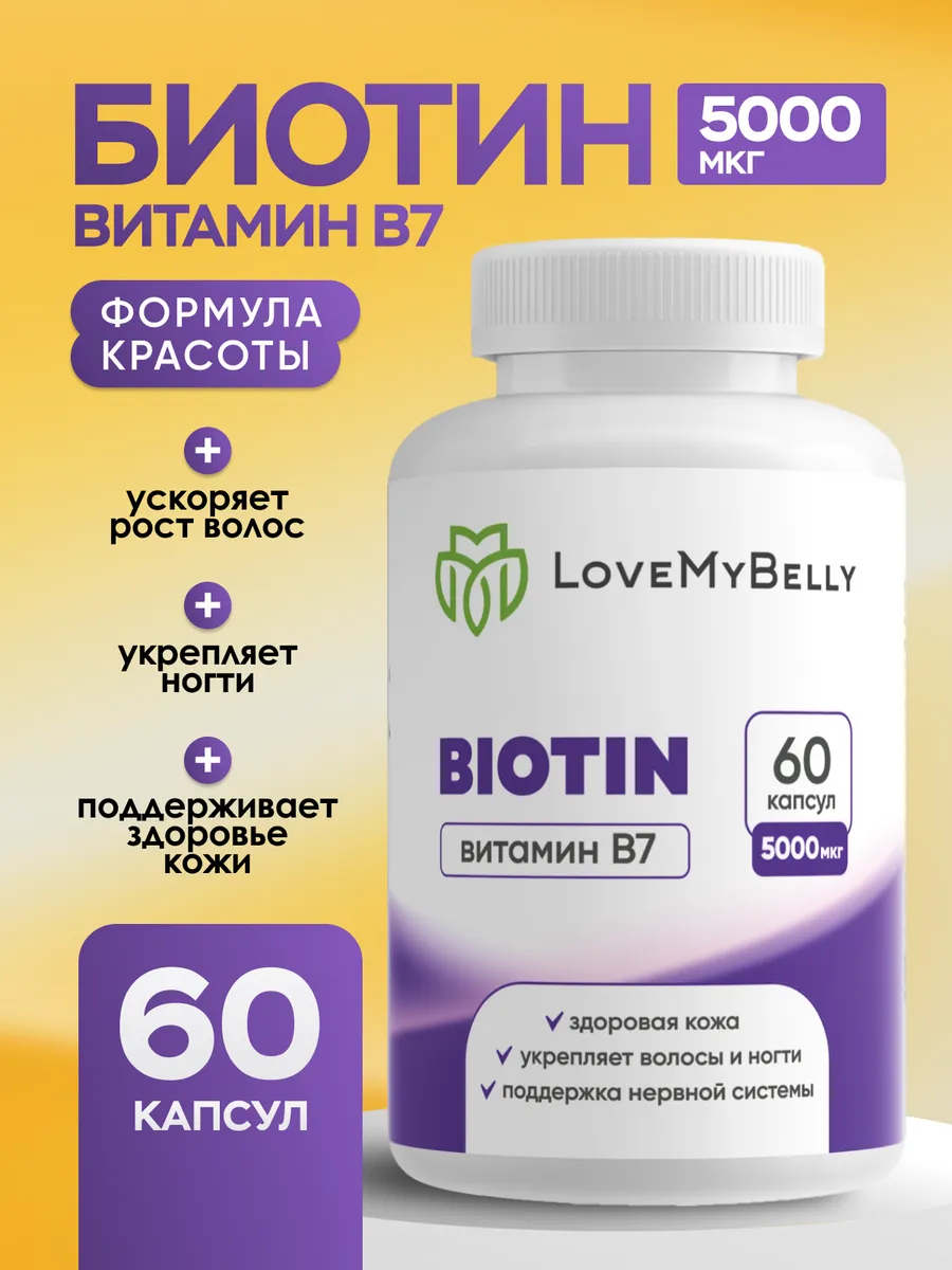 Визуальное объяснение: биотин для волос и ногтей