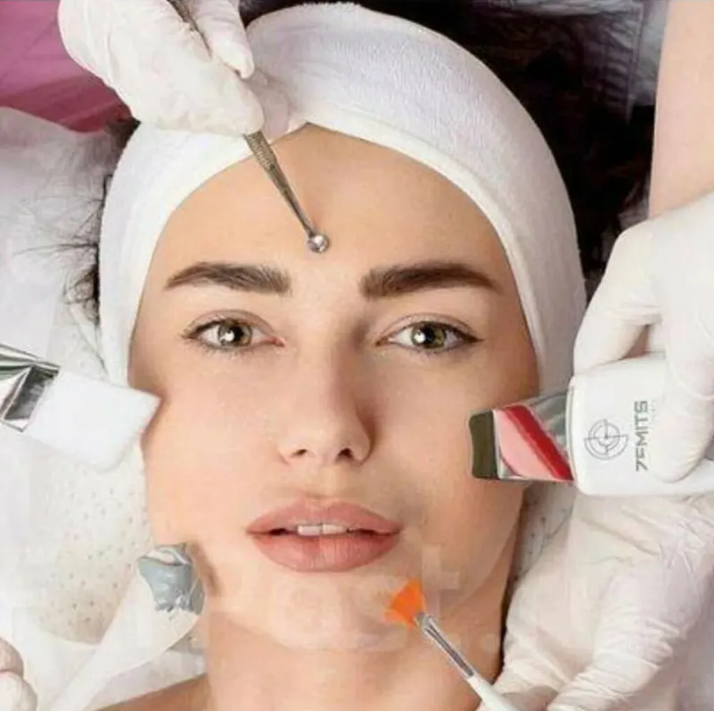 Визуальное объяснение: косметолог процедуры