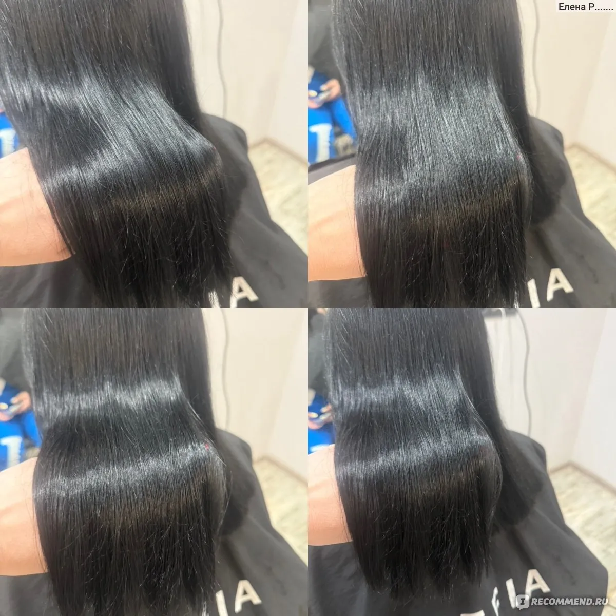 Пошаговое ламинирование волос в домашних условиях: женщина наносит состав на пряди