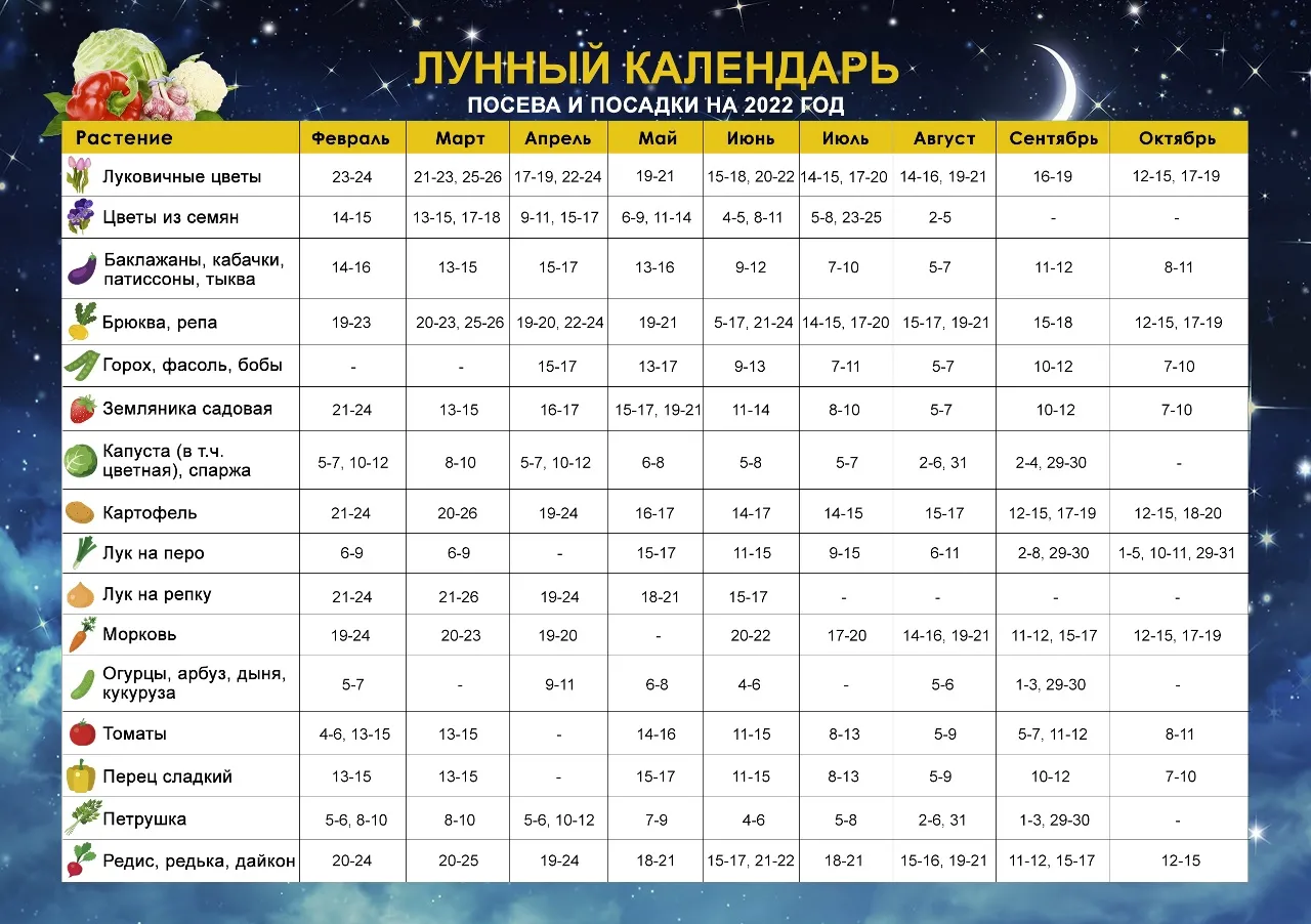 Визуальное руководство по: лунный календарь для похудения