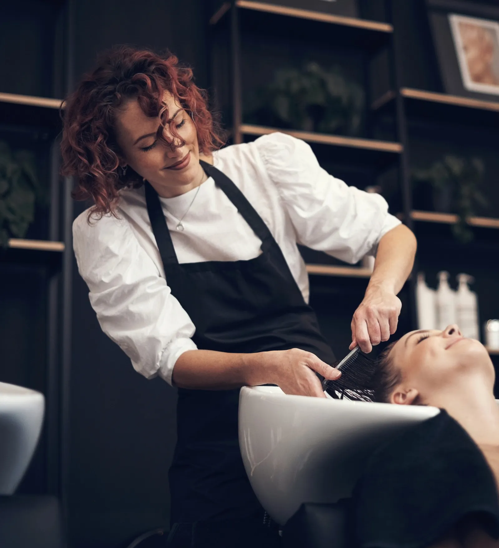 Визуальное объяснение: парикмахер женский