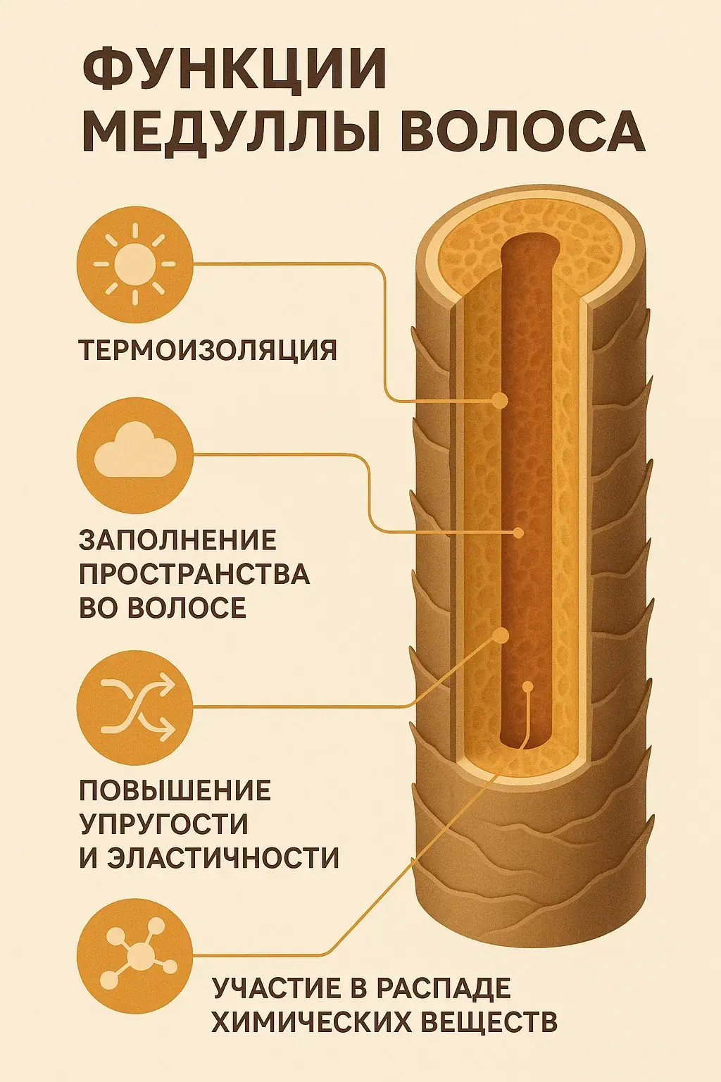 Актуальные новости: структура волос
