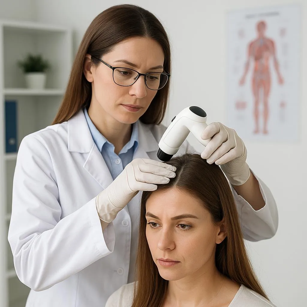 Визуальное руководство по: трихолог тонкие волосы