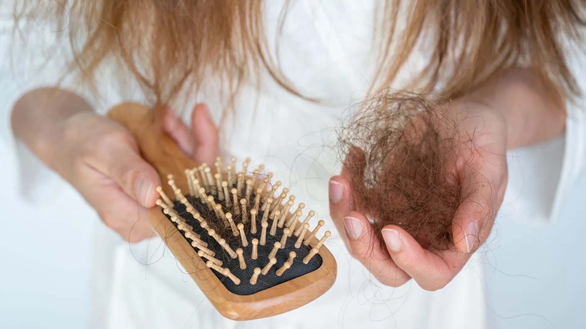 Визуальное объяснение: выпадение тонких волос