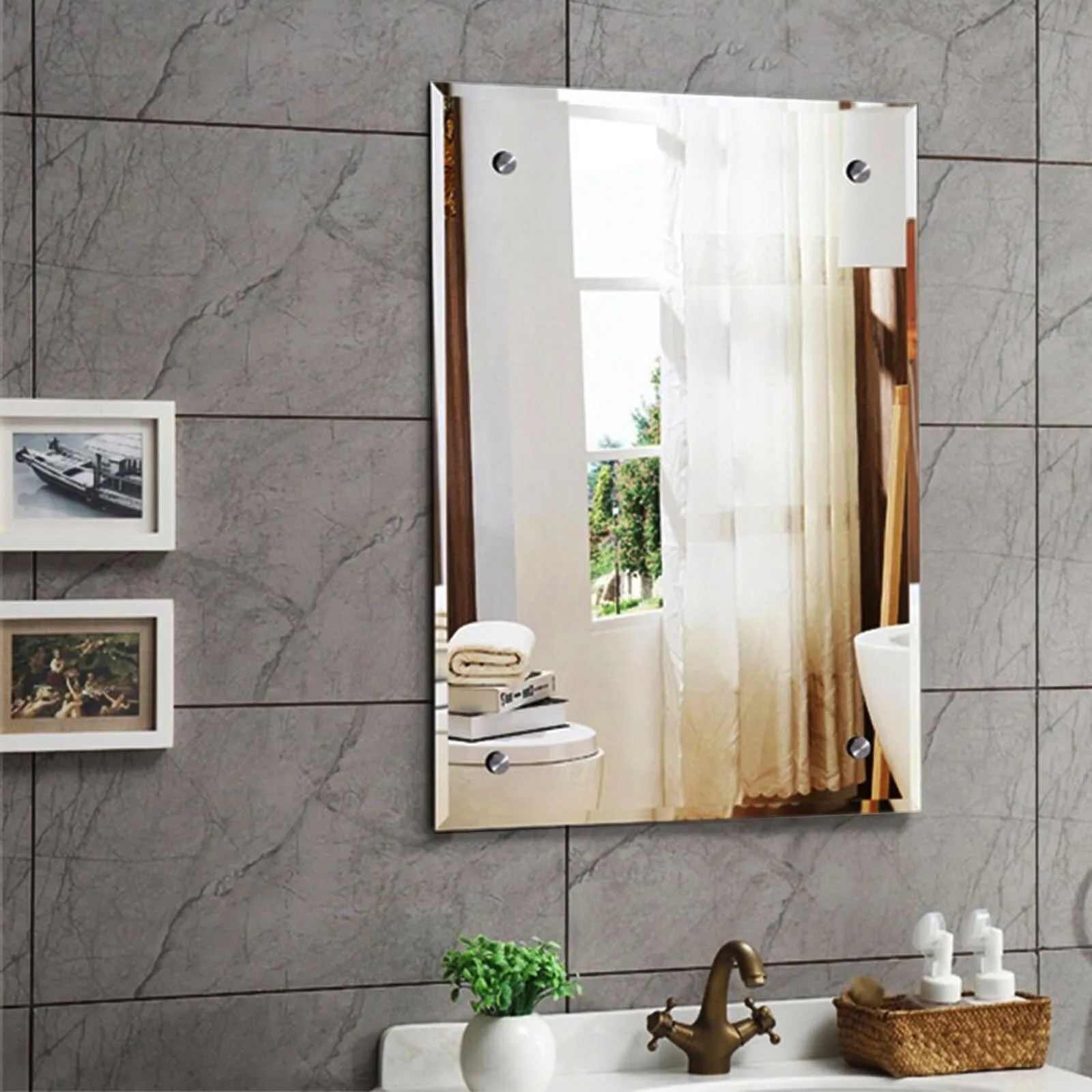 Актуальные новости: зеркало без рамки